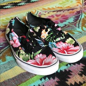 Floral vans!